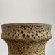 Vase style fat lava et fleurs en relief west germany