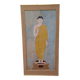 19th Century Silk Painting Buddha Thailand