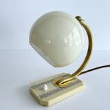 Lampe Art Deco Bakelite Verre Laiton