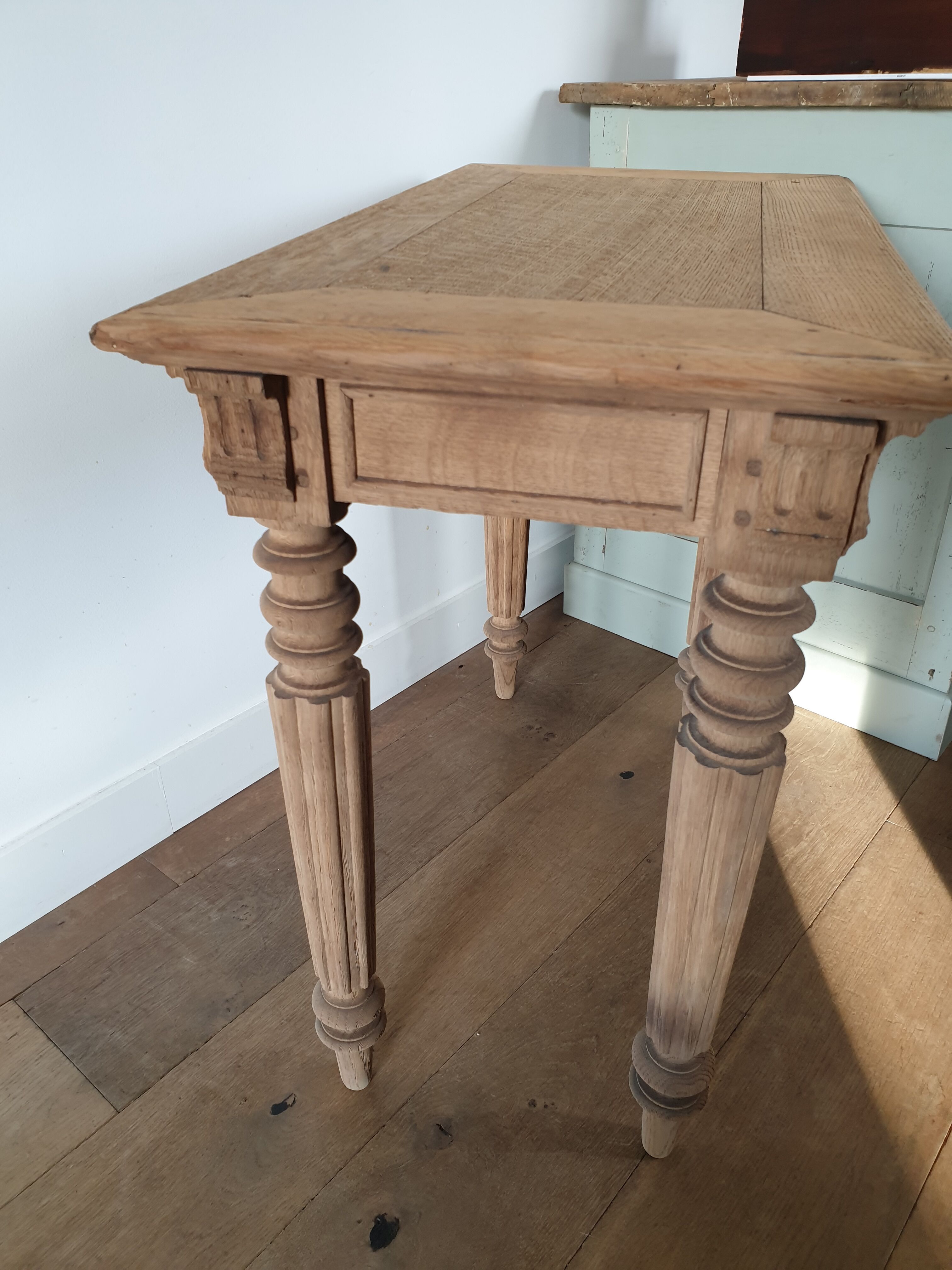 Oak side table