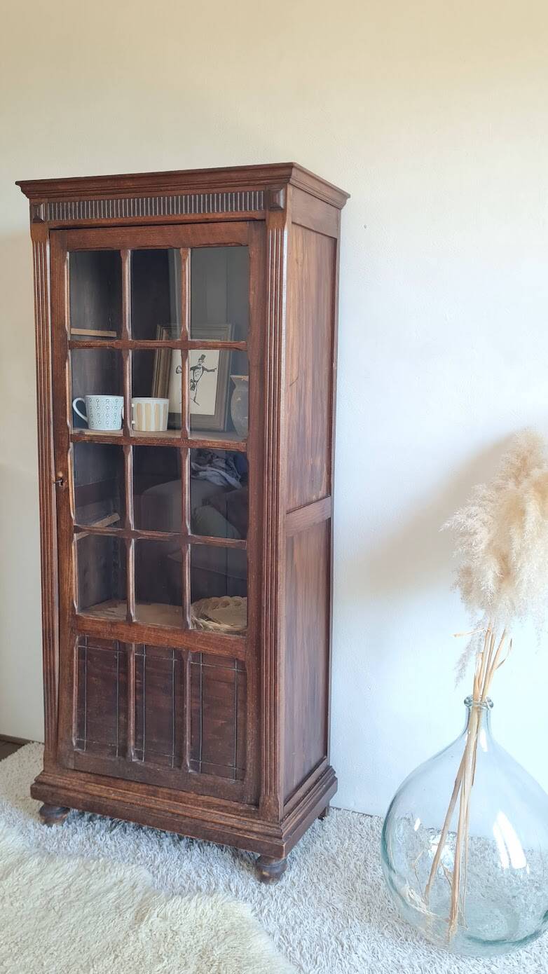 Glass-fronted Parisian wardrobe