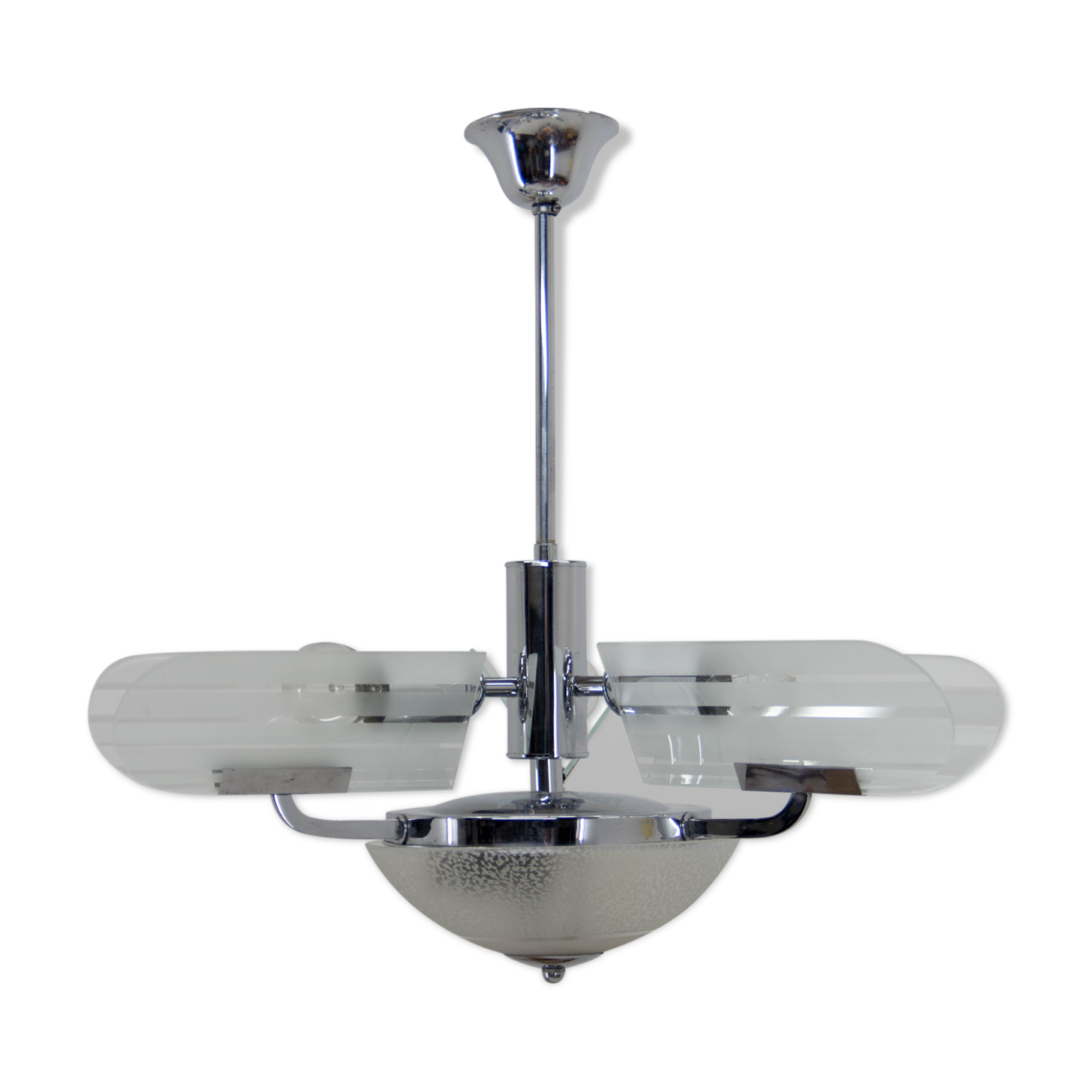 Art Deco Chandelier, Czechoslovakia, 1930s