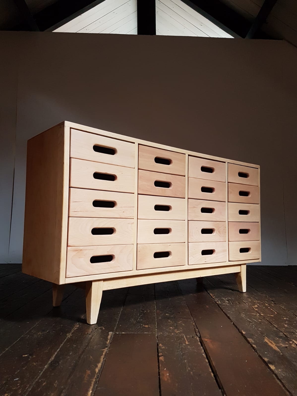Merchandising chest of drawers by James Leonard Esavian