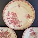 Ensemble de 6 assiettes plates de chez Sarreguemines modele Alma