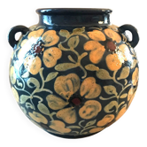 Vase boule céramique émaillée Léon Elchinger