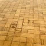 Vintage coffee table 1980s wood minimalist design