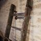 Former large scale wooden to the green patina