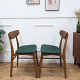 Chaises scandinaves vertes