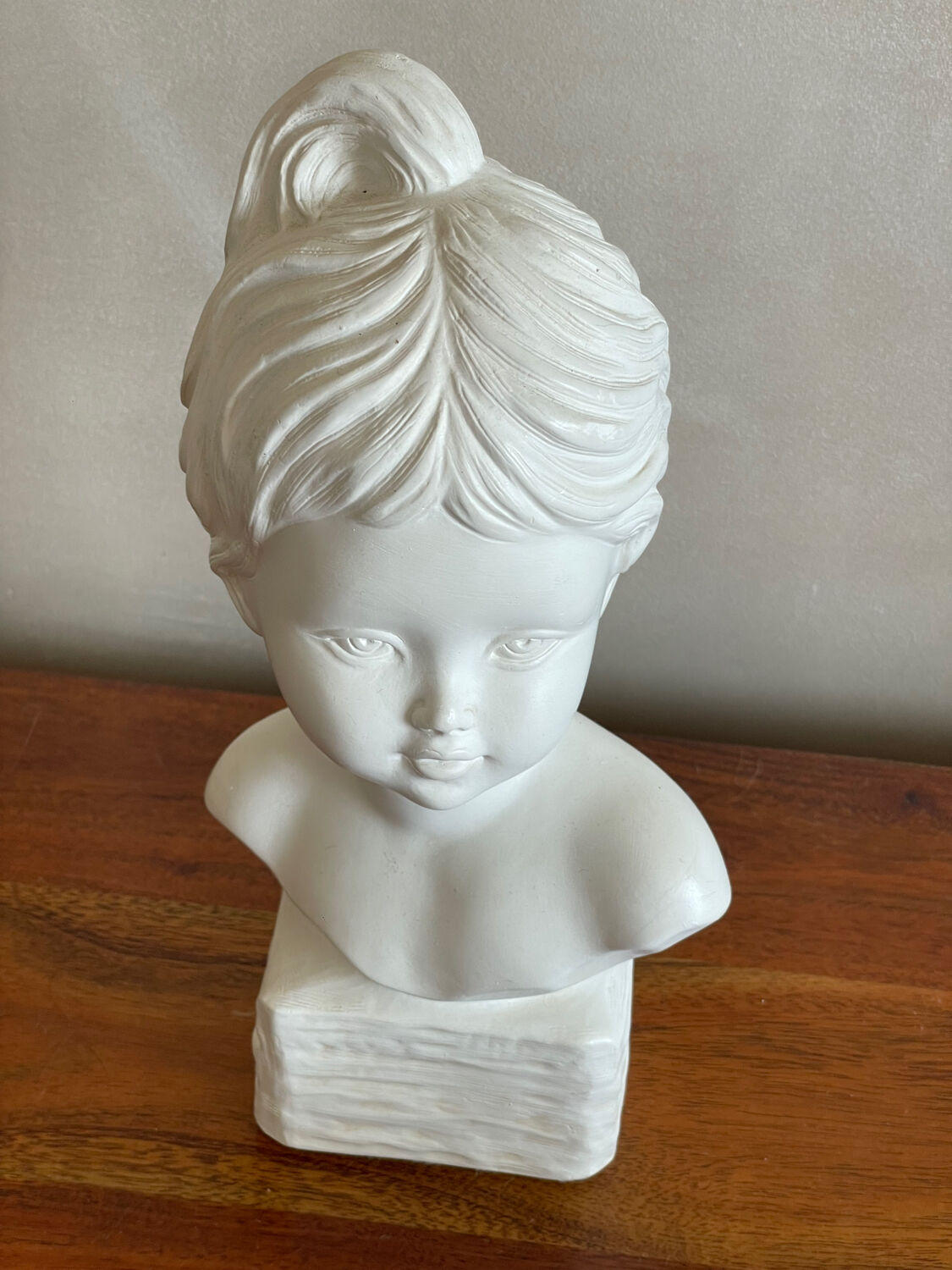 Plaster bust