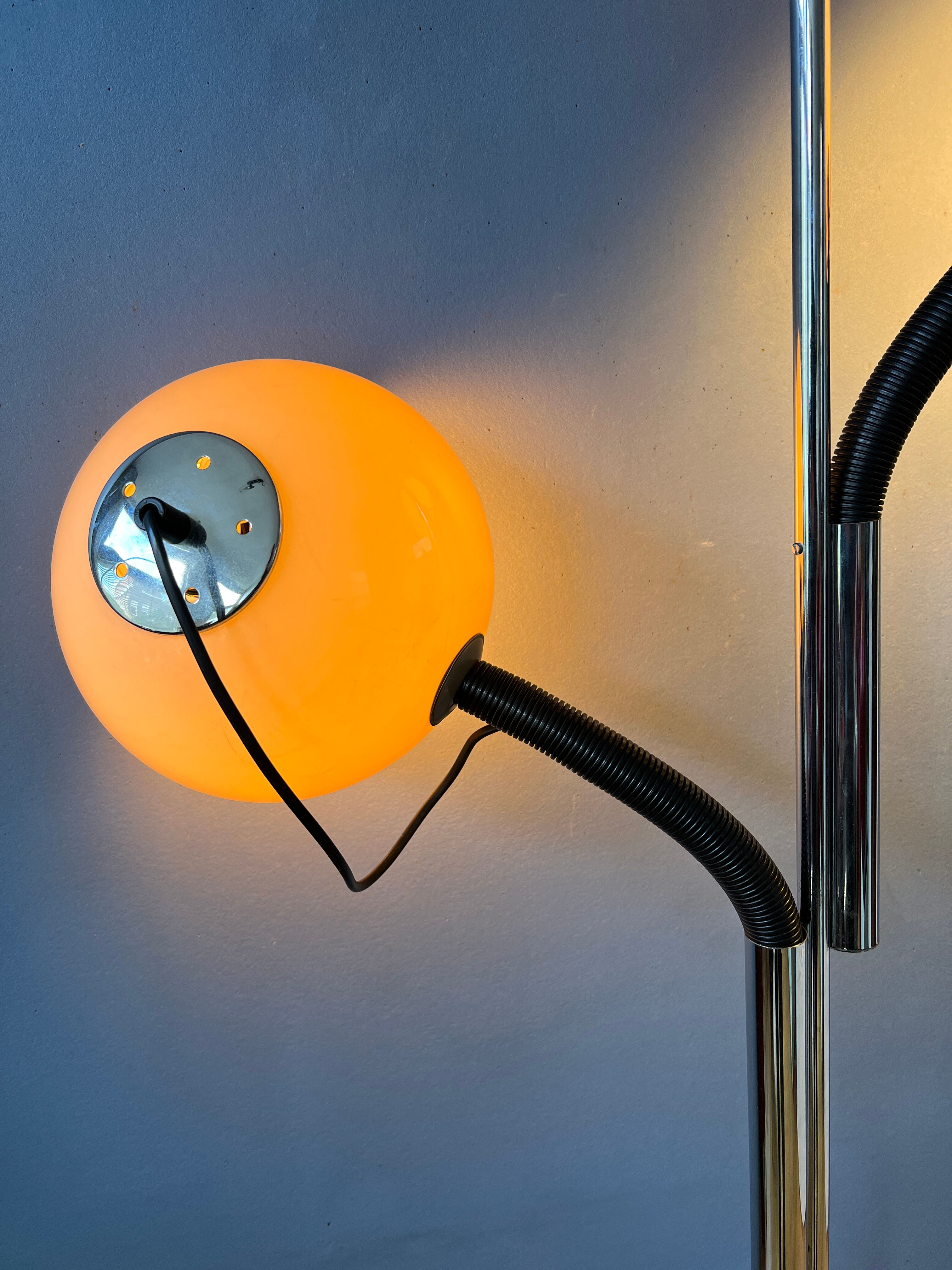 Mid century steinhauer space age mushroom floor lamp