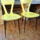 Pair of Gilac vintage 70s design chairs