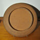 Set of 3 dishes 19th century terracotta painting 1895 boat lily lily swan