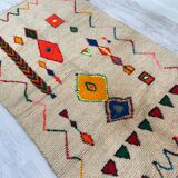 Handmade moroccan berber carpet 255 x 155 cm
