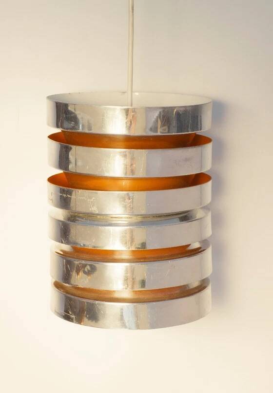 Suspension with overlapping rings by Carl Thore Granhaga Metallindustri, 1970s
