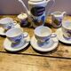 Old vintage porcelain tea set