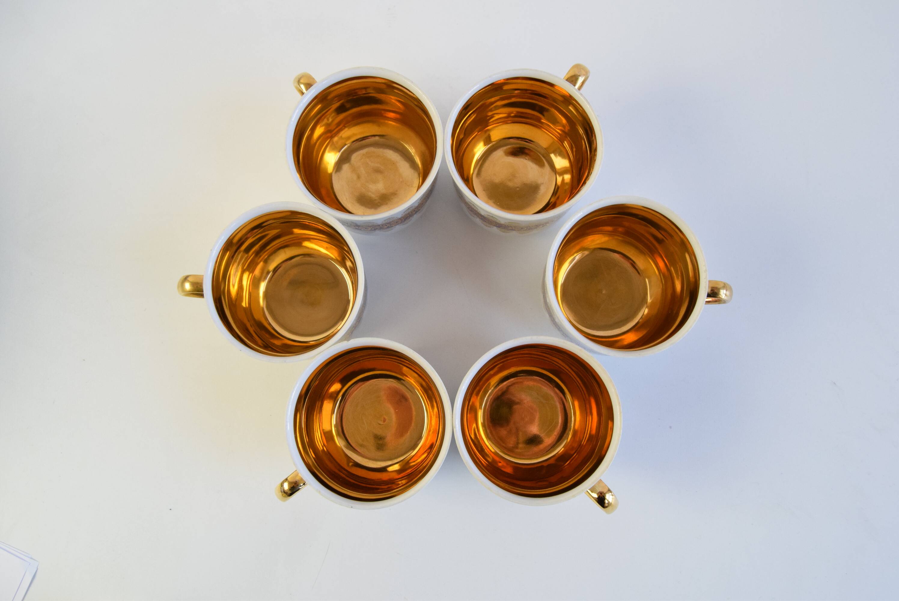 Set of six Cups and Saucers by Epiag 1950