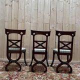 Suite de 6 chaises de style Empire - Victorienne