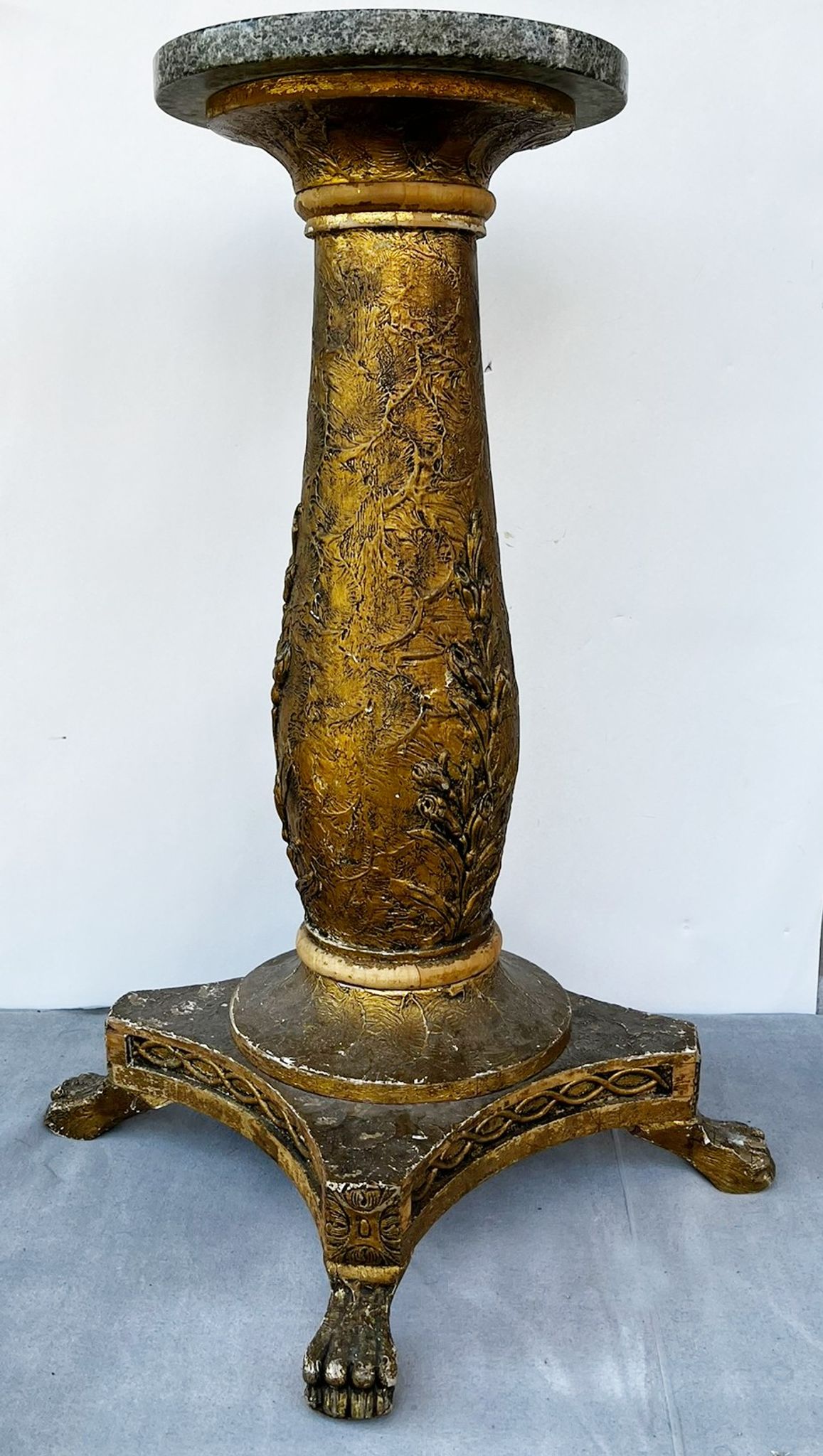 Pedestal empire gilded 1900 - mid 20th century