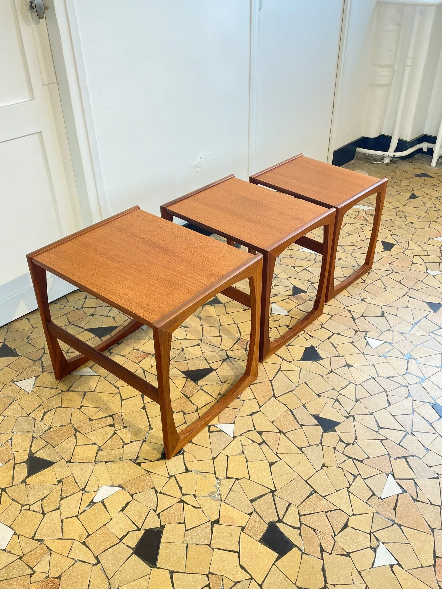 Modernist trundle coffee table, G-plan