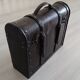 Mini bar vintage wooden briefcase