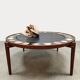 Vintage Heinz Lilienthal coffee table ‘E8’ agate & stone