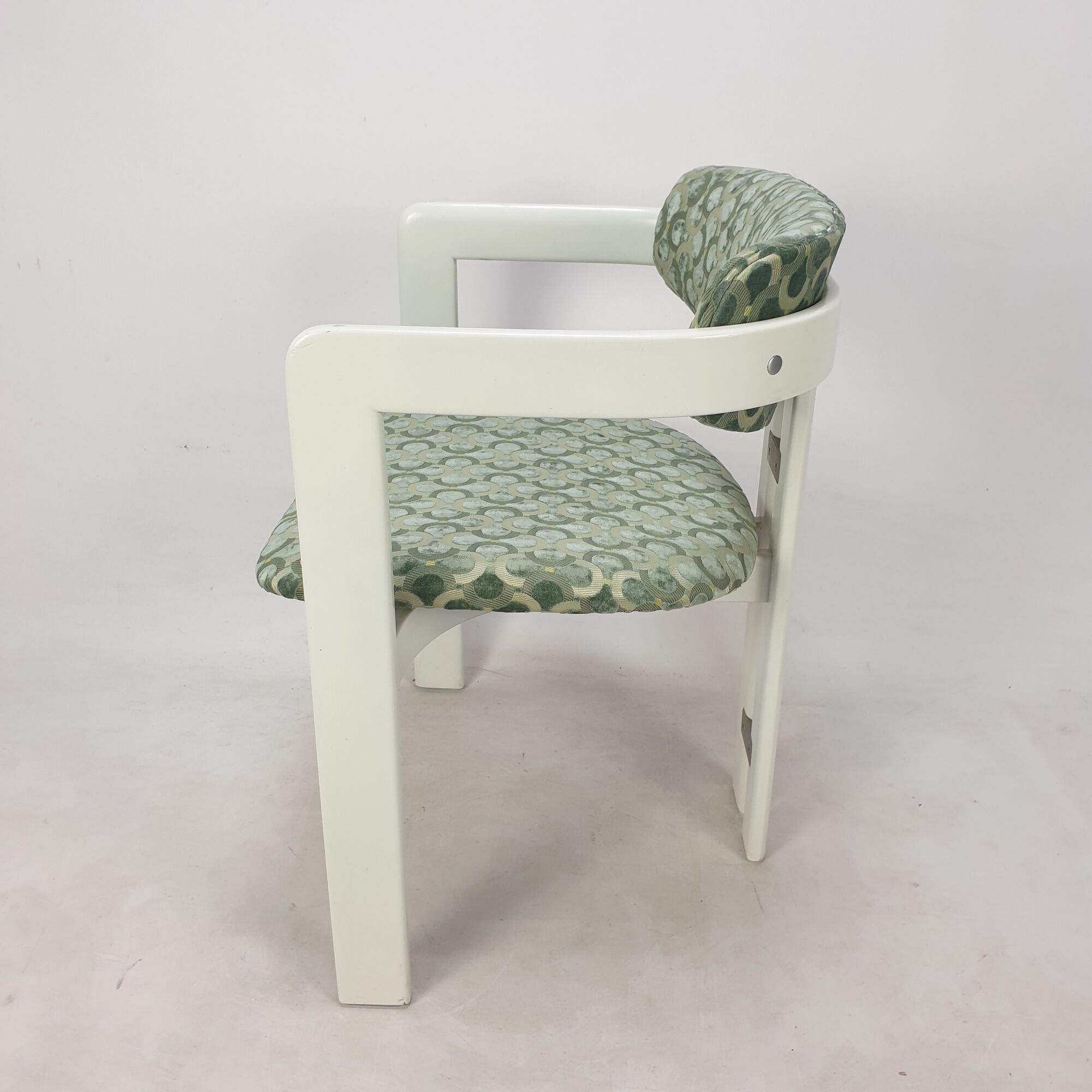 Augusto Savini for Pozzi Set of Four 'Pamplona' Chairs, Italy 1970's