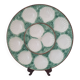 Ceramic scallop serving dish / Barbotine