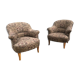 Pair of Art Deco toad armchairs