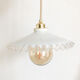 Opaline suspension with lace