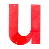 Ancient letter aluminium sign dibond