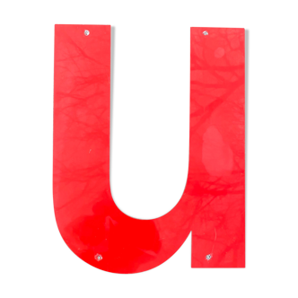 Ancient letter aluminium sign dibond