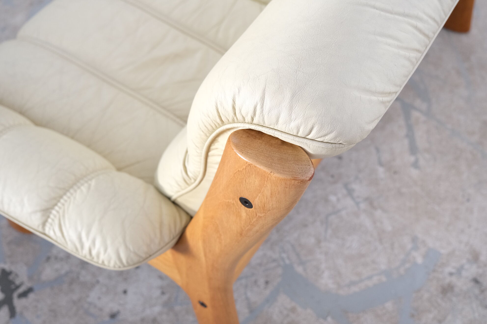 Leather Living Room Set model Montana by Ekornes, 1970's