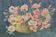 Old watercolor bouquet of flowers