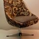 Mid century modern funky swivel chair