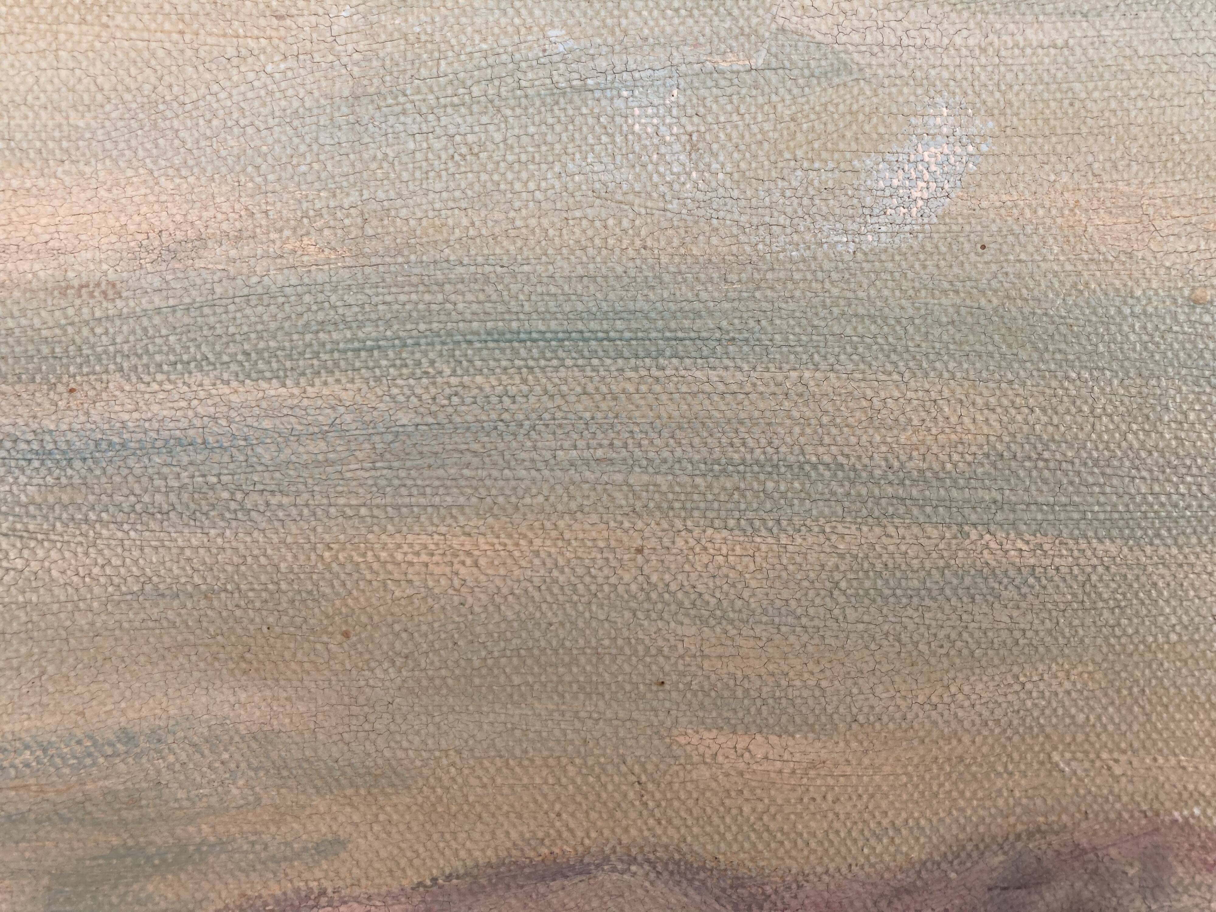 Old landscape painting