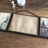 Triptych barber mirror 41.5 x 15 cm