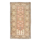 4x7 Cream & Brown Turkish Vintage Rug 120x211Cm SK 22198