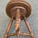 Napoleon III Adjustable Round Piano Stool