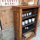 Ancien petit comptoir et son vaisselier en orme