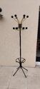 Vintage metal parrot coat rack from the 1950s.