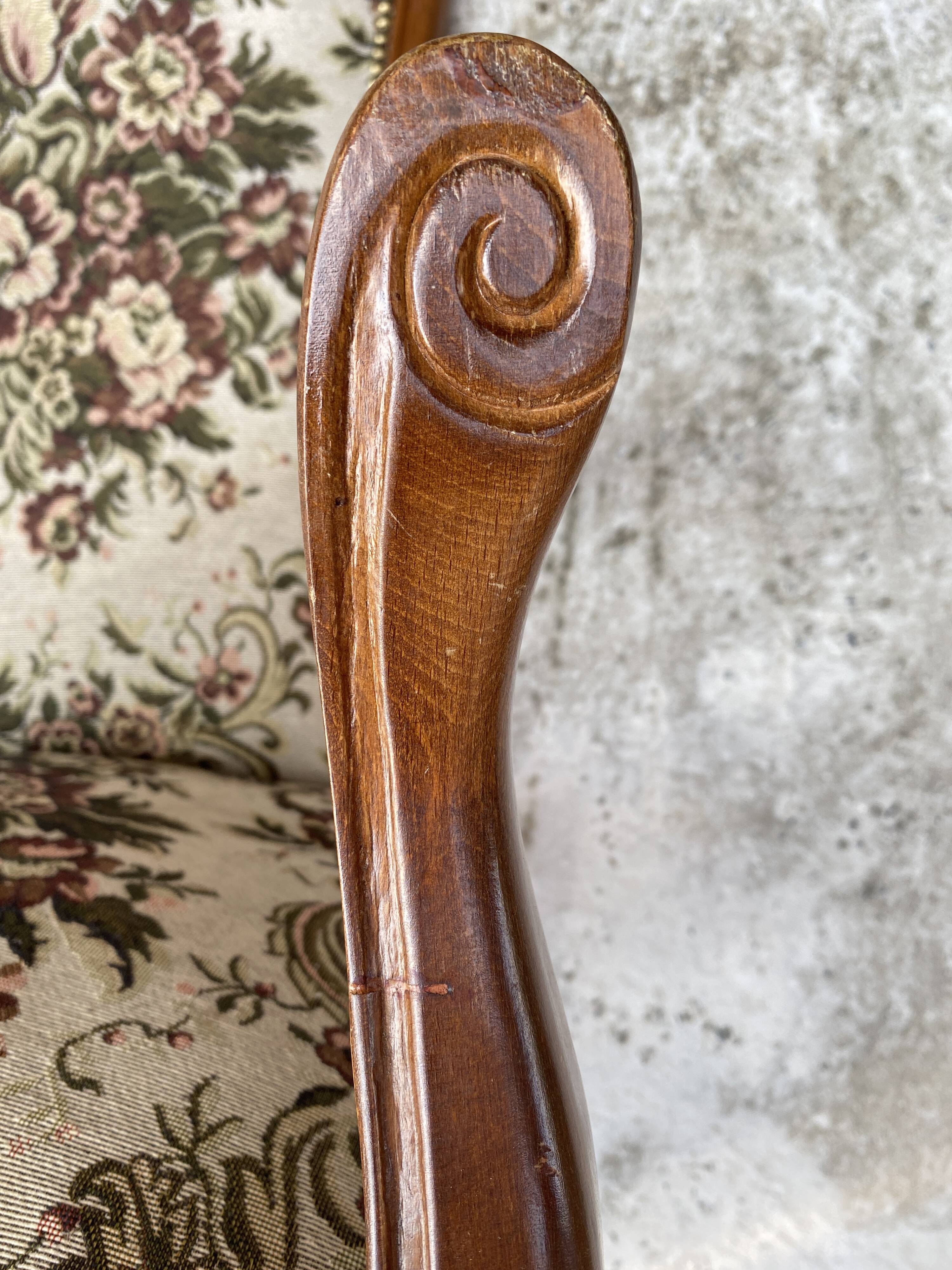 Voltaire style armchair