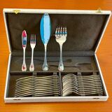Christofle Marly fish cutlery and serving set with box, new condition
