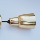 Wall lamp gilded aluminum from the 60s edited by Parscot