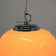 Midcentury Design Glass Pendant, 1980s