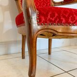 Louis XV Style Cabriolet armchair, circa 1850