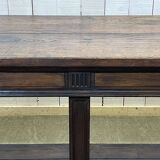 19th century oak draper's table