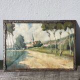 Petit tableau impressionniste paysage