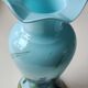 Murano vase in blown Art glass, marbling inclusions, scrolls. High 20 cm