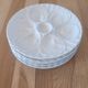 5 white porcelain oyster plates by Pillivuyt