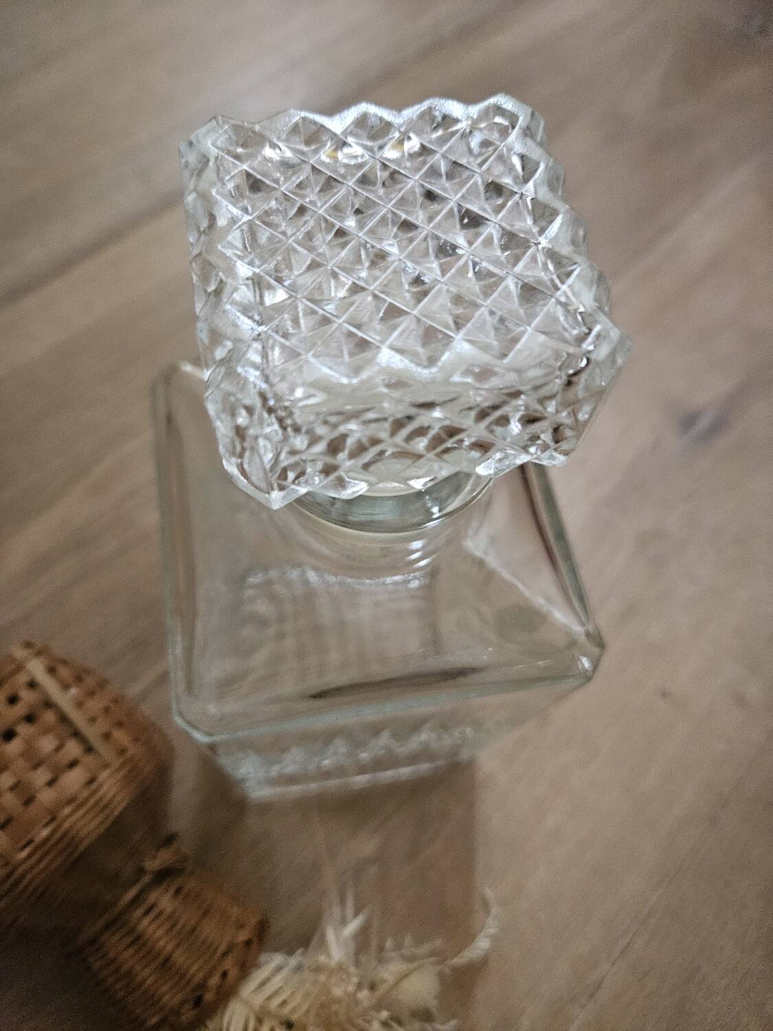Crystal whiskey decanter